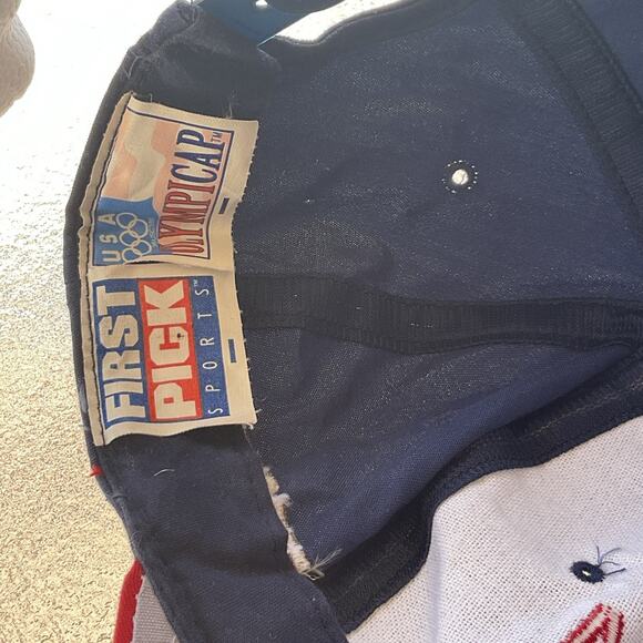 VTG Olympics Games USA Embroidered Visions of Gold Snapback Hat Cap Sport - Picture 6 of 7